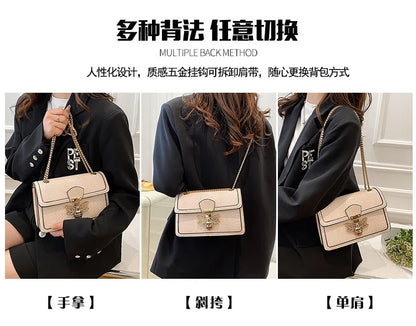 Luxuriöse Crooobody Handtasche. Bienenverschluss Tote Lässig Klappe. Krokodilprint Handtasche