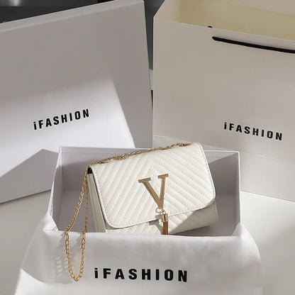 Stickerei Frauen Umhängetasche Faden Luxus Handtasche. Schultertasche