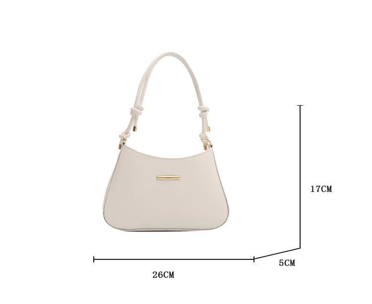 Unterarm Schultertaschen für Frauen. Neue Textur PU-Leder Umhängetasche