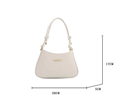 Unterarm Schultertaschen für Frauen. Neue Textur PU-Leder Umhängetasche