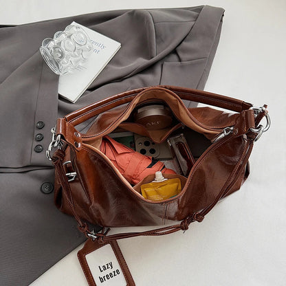 Leder Crossbody Schultertasche für Frauen 2025 Luxus Designer