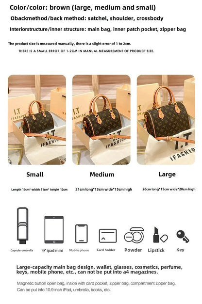 Damen Kissen Handtasche Vintage Floral. Modische und stilvolle Tasche