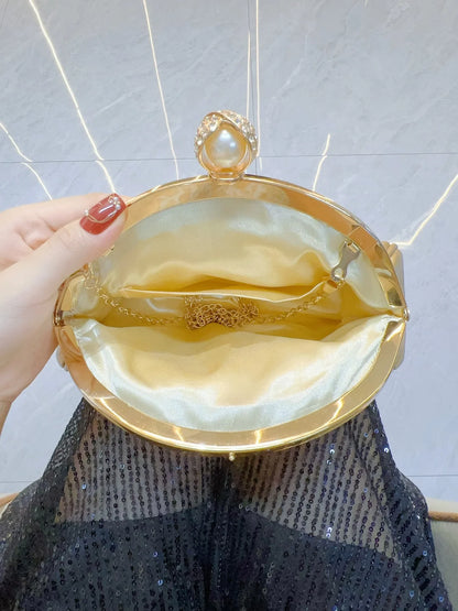 Luxuriöse Damenmode Design Handtaschen Funkelnde Bankett Clutch Tasche