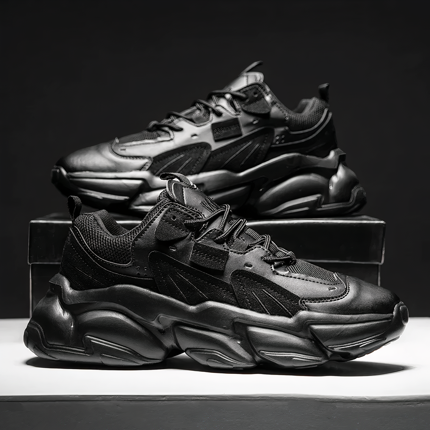 Erhöhen Sie Ihren Stil mit den leichten 6cm Boost Turnschuhen - Van!