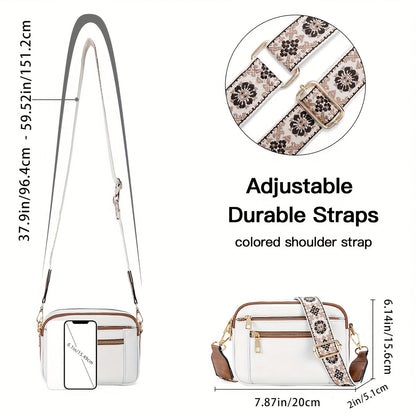 Lora. - Crossbody Tasche aus veganem Leder