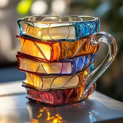 Buch-Tasse | Tasse in Form eines Gemalten Buches