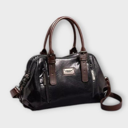 Lora. - Elegante Vintage-Schultertasche