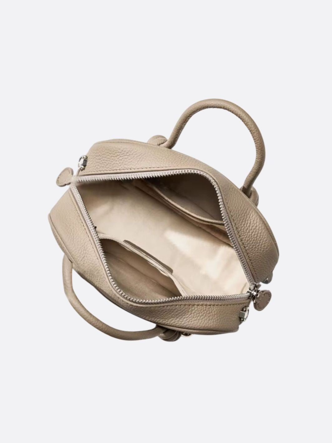 Rechteckige Handtasche aus echtem Leder für Frauen